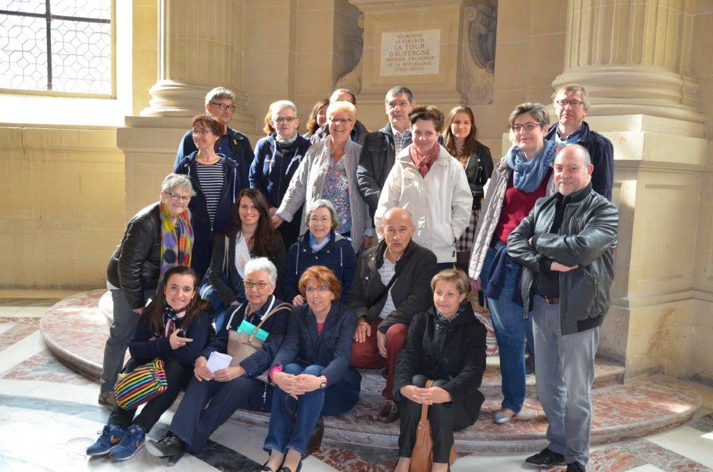 Photo de groupe aux Invalides